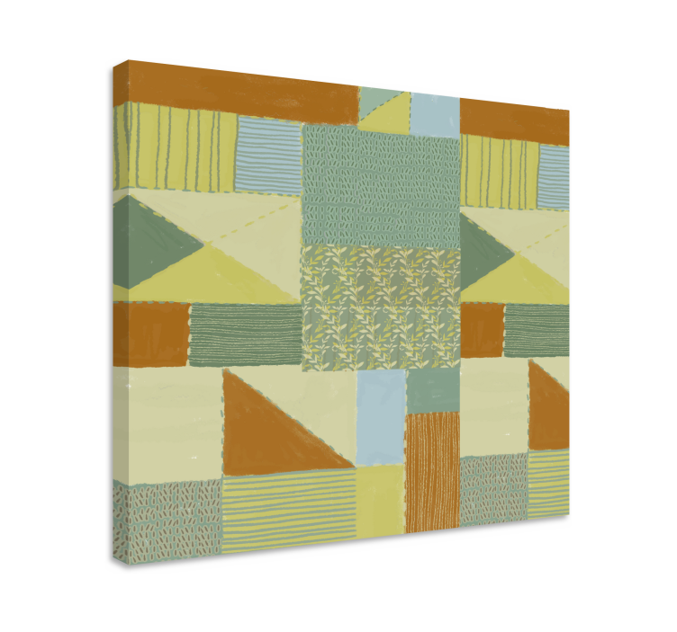 盲人装饰混合图案拼接 - TenStickers