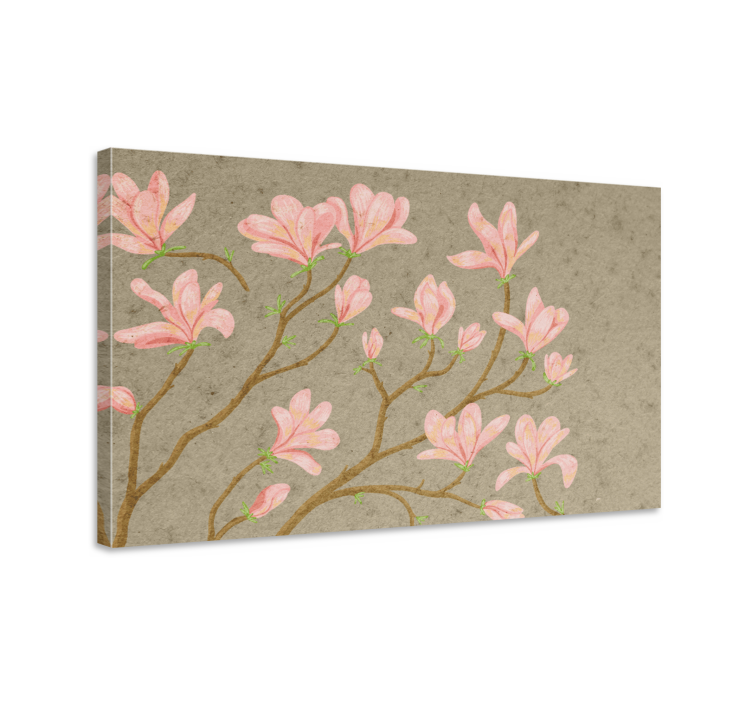 盲人视觉训练精致粉色花朵 - TenStickers