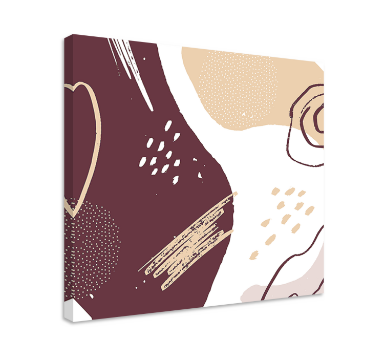 盲人现代化抽象形状组合 - TenStickers