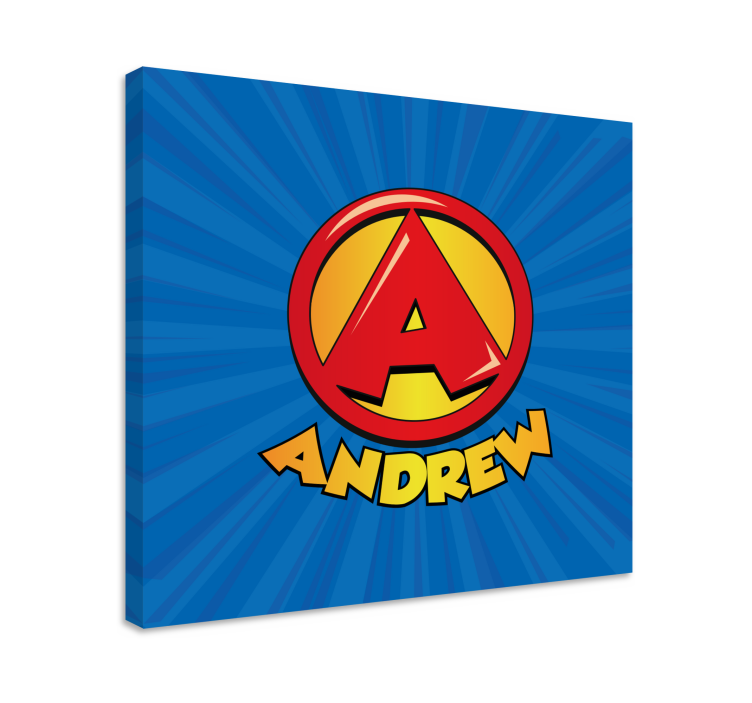 超级首字母幼儿园画布 - TenStickers