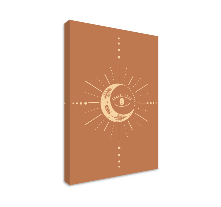 盲人感知天体弯月设计 - TenStickers