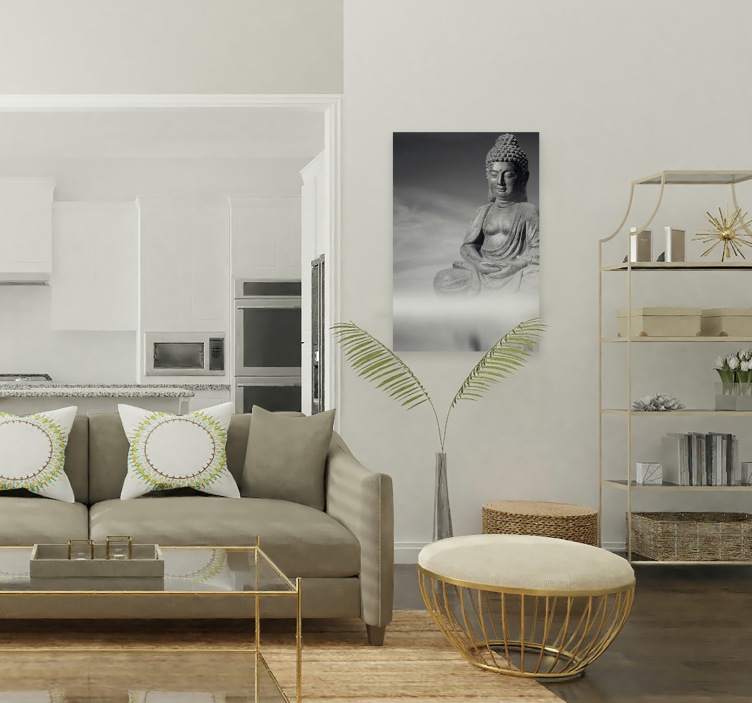 佛禅画布艺术印刷品 - TenStickers