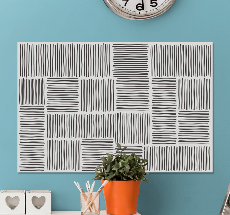 盲人佛教纹理黑线 - TenStickers