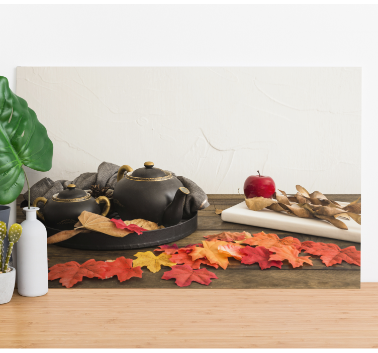 中国和苹果水果画布 - TenStickers