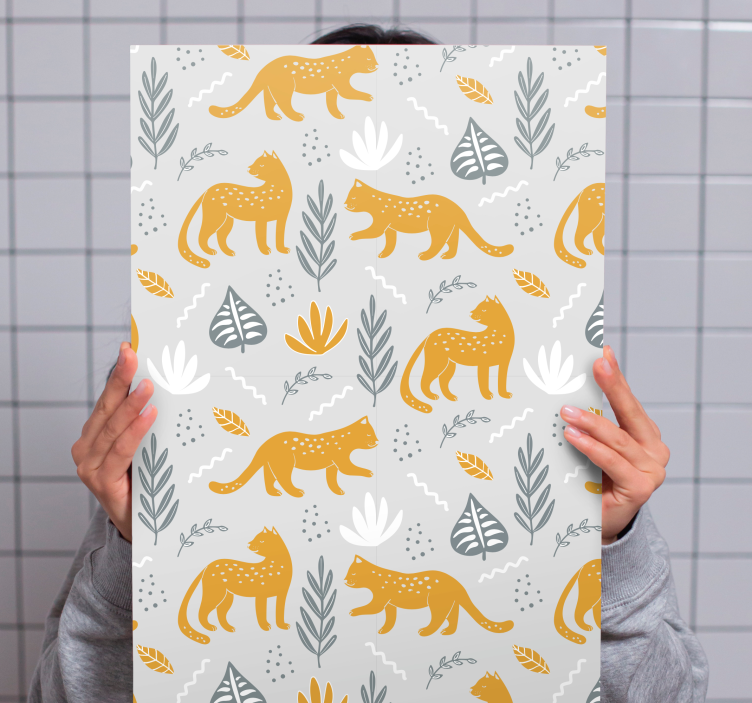 盲人小狗趣味动物图案 - TenStickers