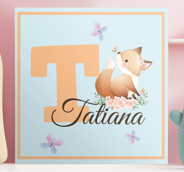 盲人苗圃 t友好的狐狸 - TenStickers