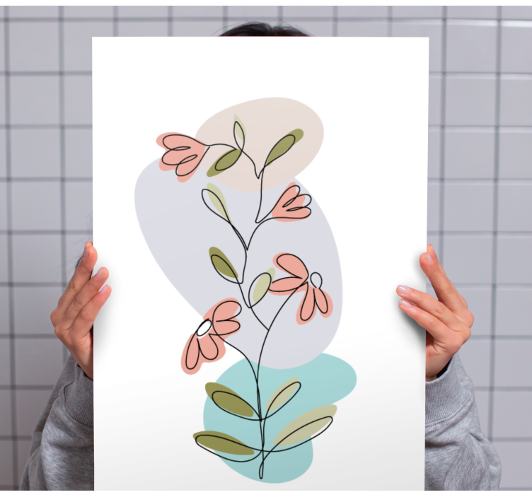 盲人视觉训练植物花卉组合 - TenStickers