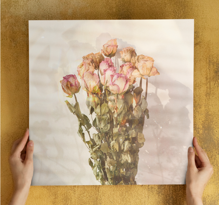 盲人视觉训练一束玫瑰 - TenStickers