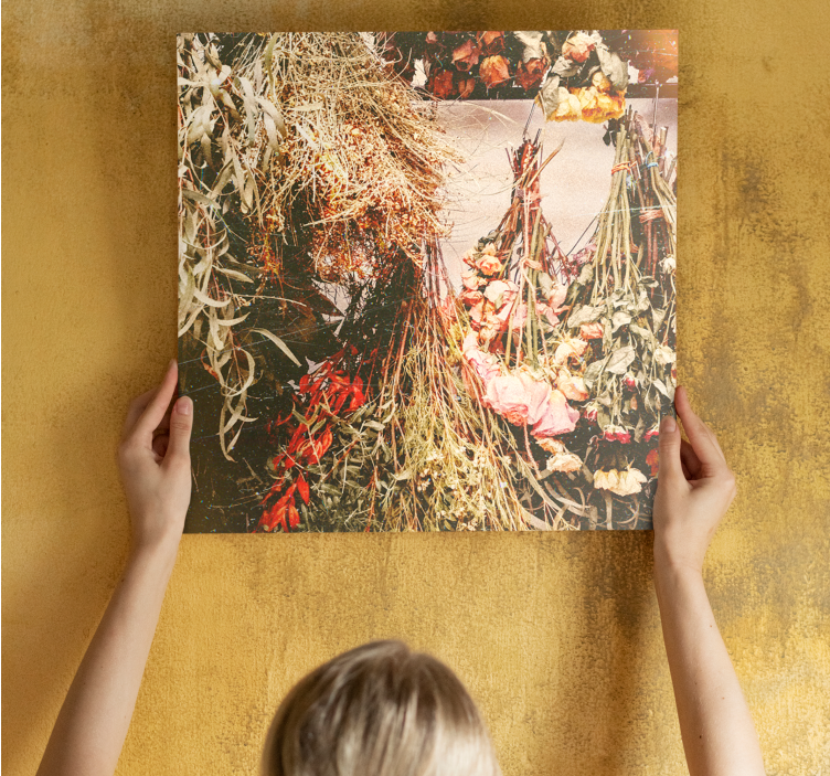 盲人视觉训练干花艺术摆件 - TenStickers