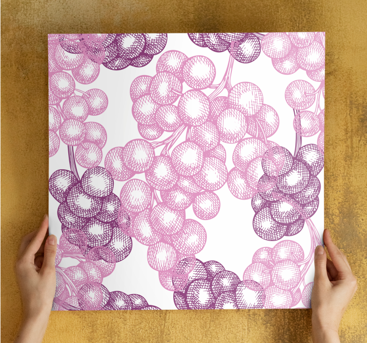 盲人视觉训练粉色花卉图案 - TenStickers