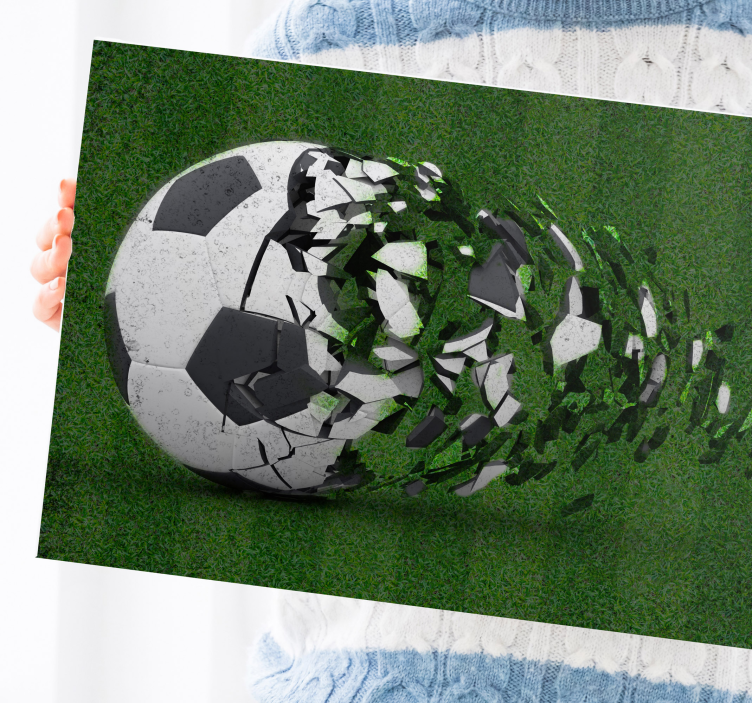 足球场青少年帆布版画 - TenStickers