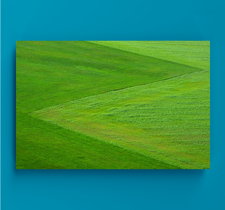 绿草质感风景画布 - TenStickers