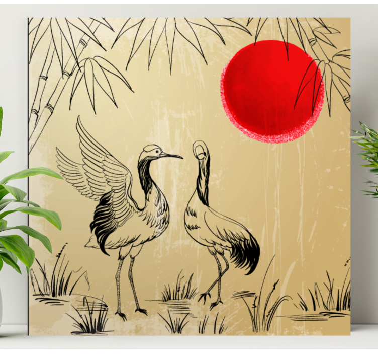 盲人曼陀罗 鹤与阳光 - TenStickers