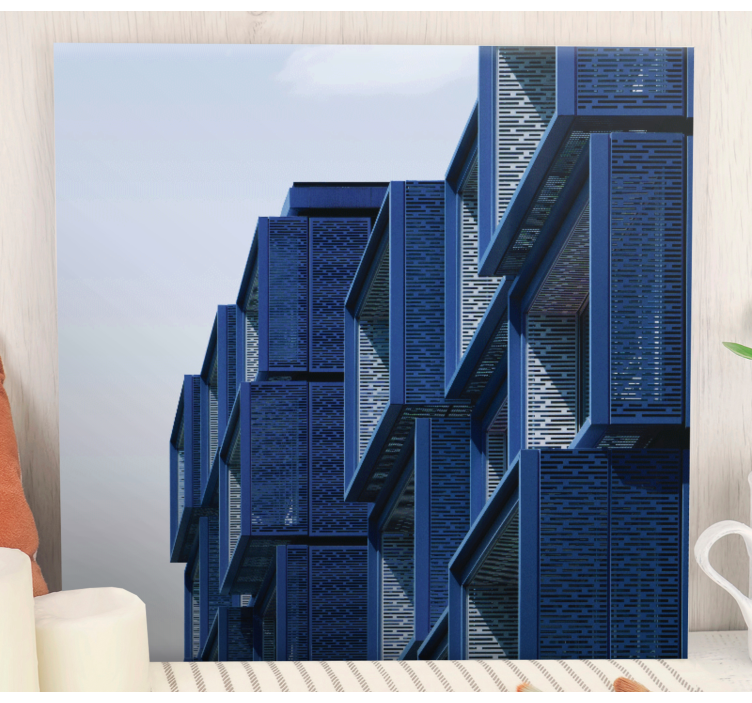 盲人现代化未来建筑结构 - TenStickers