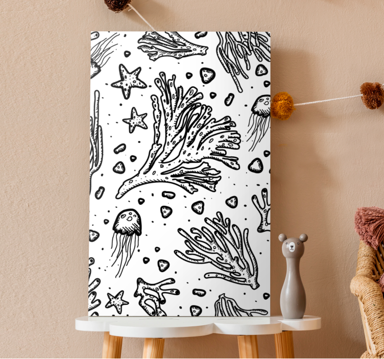 盲人海洋：珊瑚礁的生命 - TenStickers