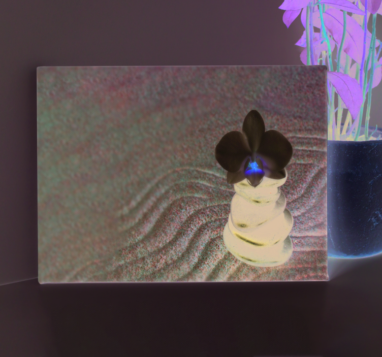 盲人客厅 禅宗石头 - TenStickers