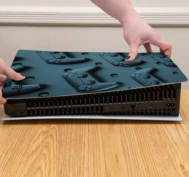 3d游戏控制器ps5贴纸 - TenStickers