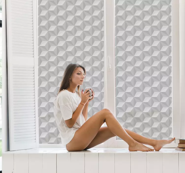 3d方形窗户贴纸！ - TenStickers