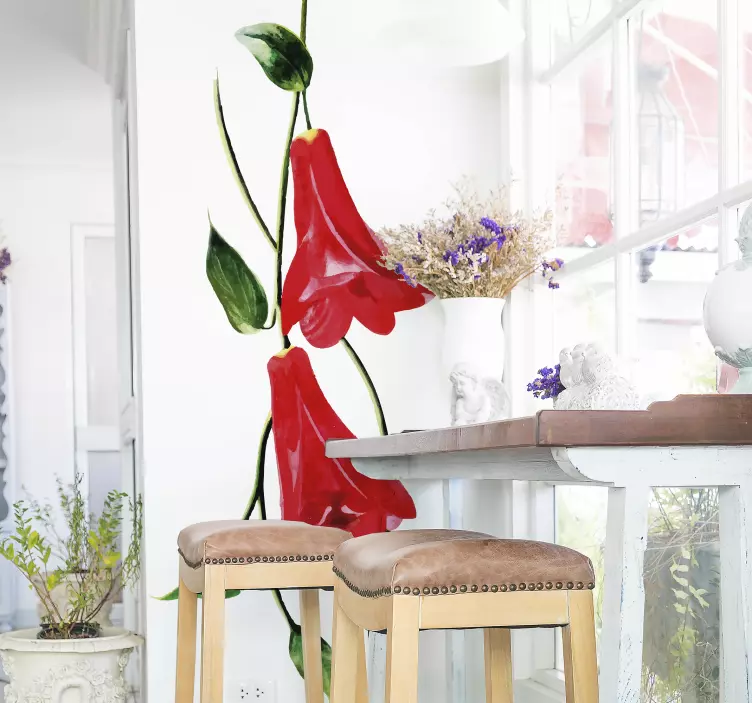 花客厅墙装饰 - TenStickers