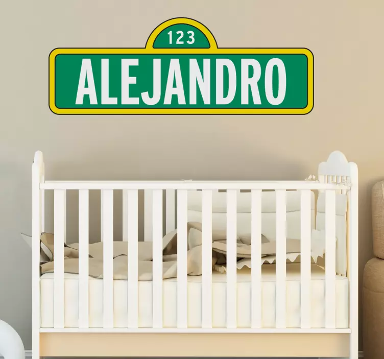 可定制的芝麻街贴图 - TenStickers