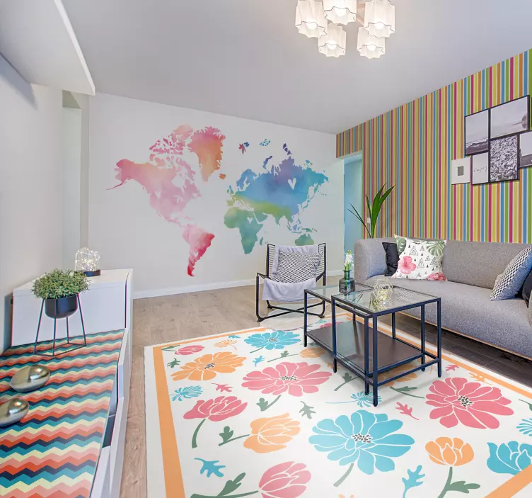 家具贴纸适用于人字形图案表面 - TenStickers