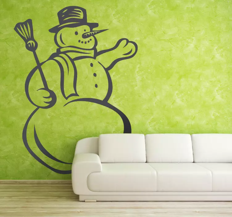 雪人贴纸 - TenStickers