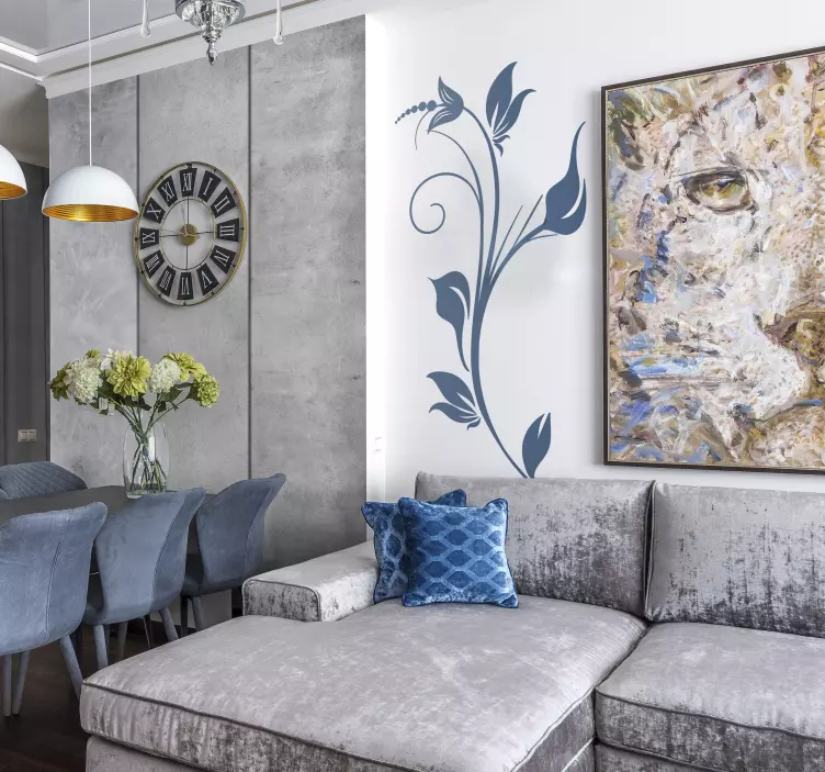 花卉装饰58墙贴 - TenStickers