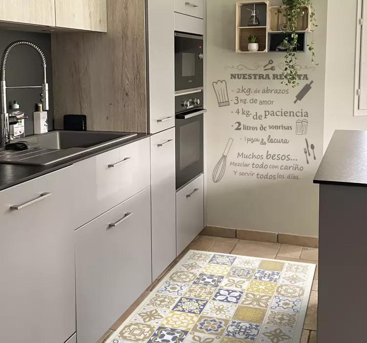 厨房用具贴纸，厨房的完美配方 - TenStickers