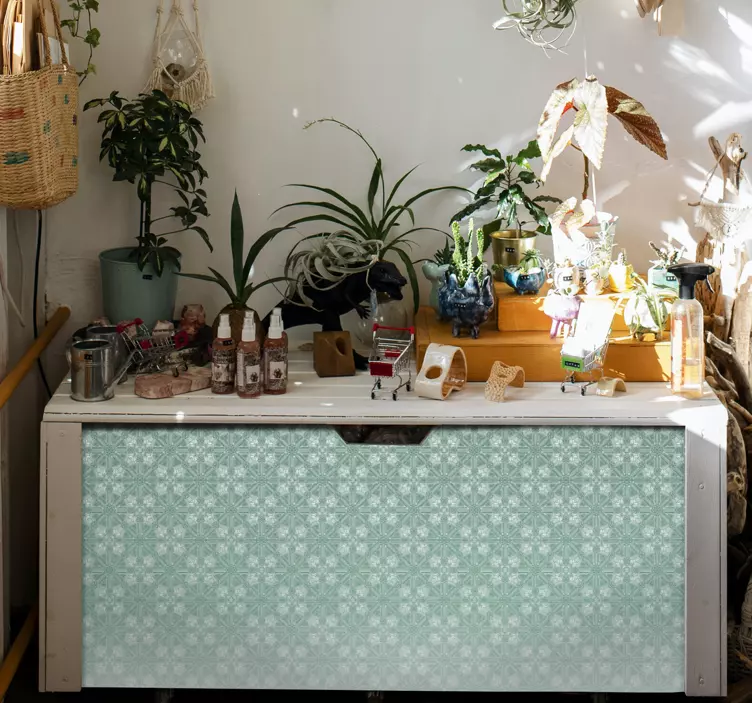 家具贴纸花卉渐变图案 - TenStickers