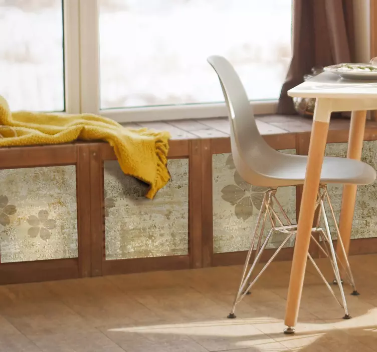 家具贴纸花卉图案叠加 - TenStickers