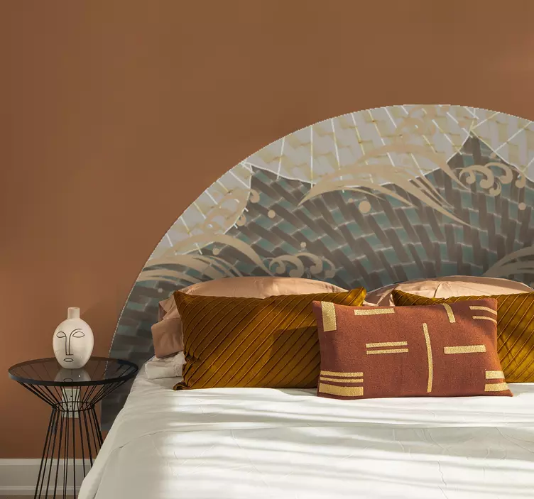 动物贴画优雅扇形图案 - TenStickers