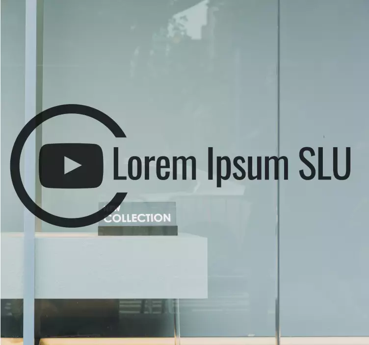 商店橱窗贴纸频道品牌标志 - TenStickers