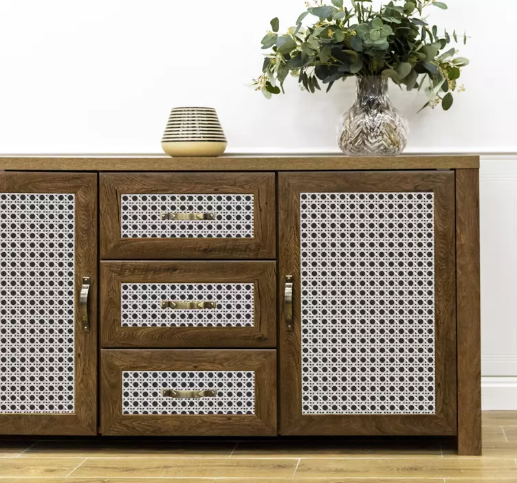 家具贴纸现代叶子图案 - TenStickers