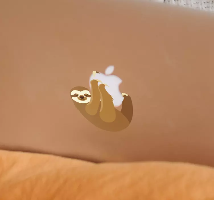 树懒 macbook 野生动物贴纸 - TenStickers