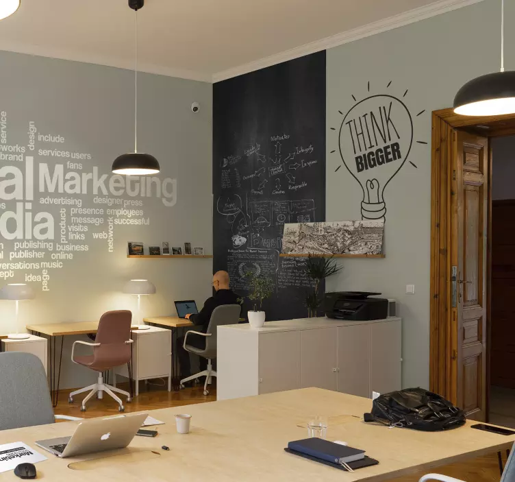 黑板乙烯基贴纸 - TenStickers