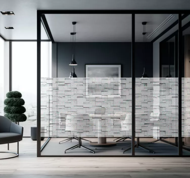 车窗贴纸 透明的纹理 - TenStickers