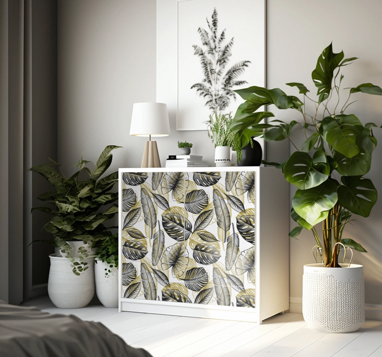 家具贴纸 精美的热带植物 - TenStickers