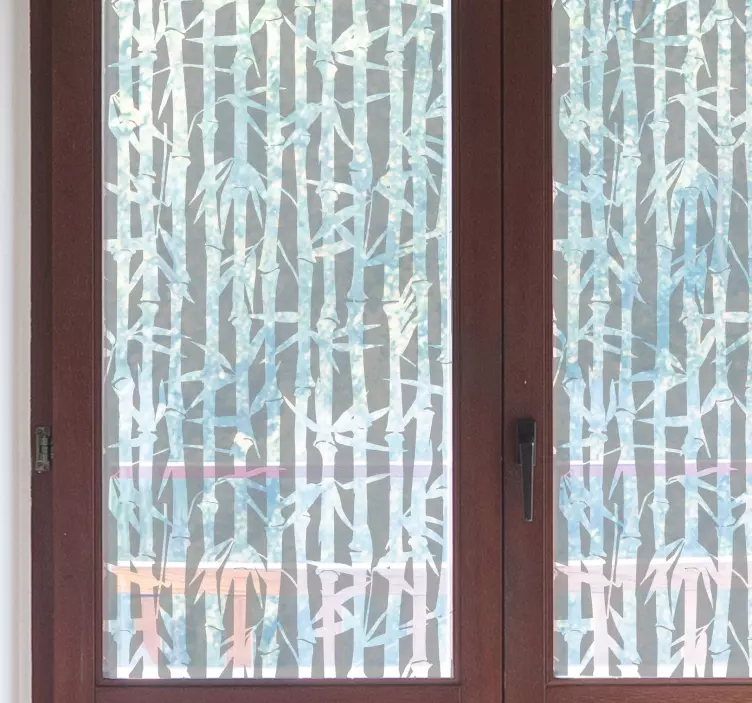 车窗贴纸 透明竹 - TenStickers