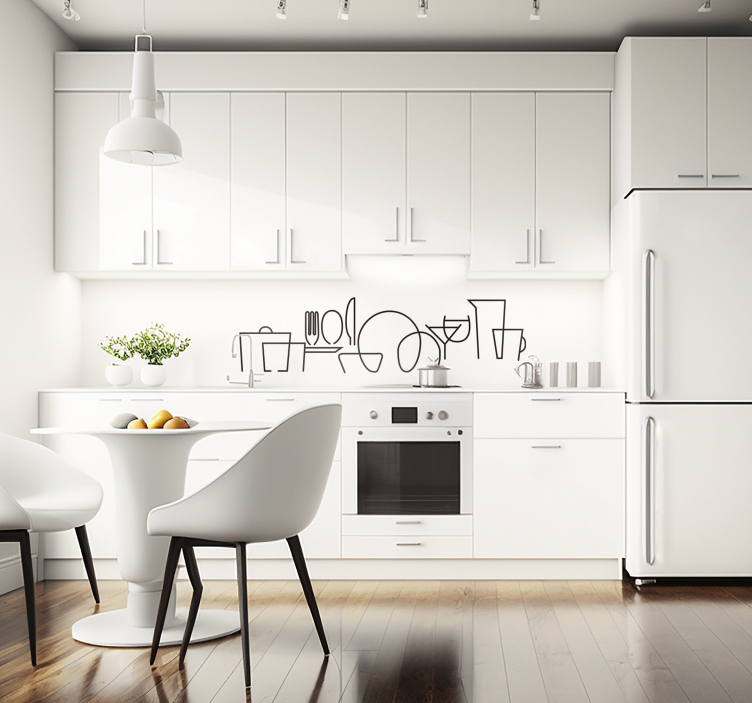 餐具餐具墙贴 - TenStickers