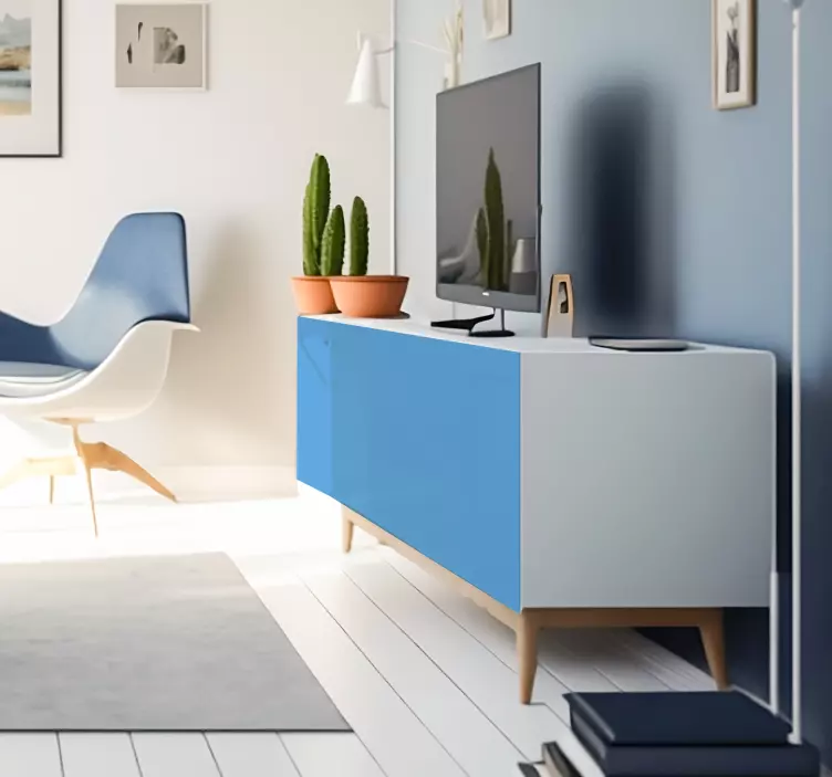 家具贴纸 淡蓝色 - TenStickers