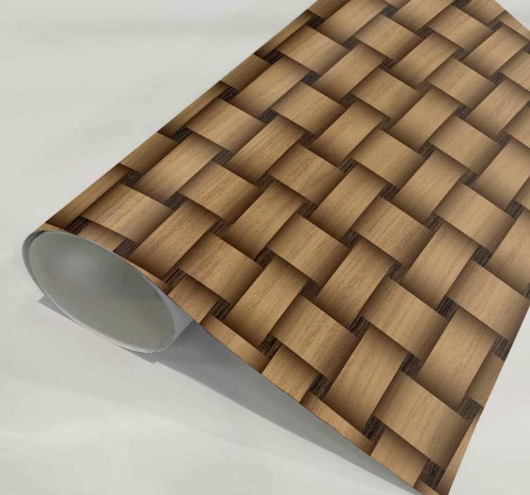 家具贴纸 木材交织在一起 - TenStickers