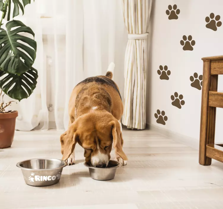 爪子打印贴纸集 - TenStickers