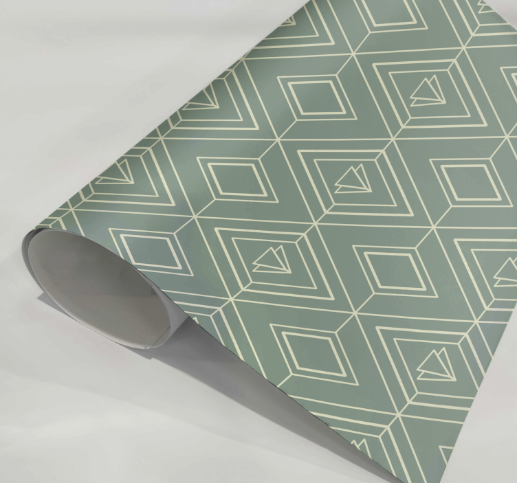 厨房贴纸 艺术装饰风格的几何图案 - TenStickers