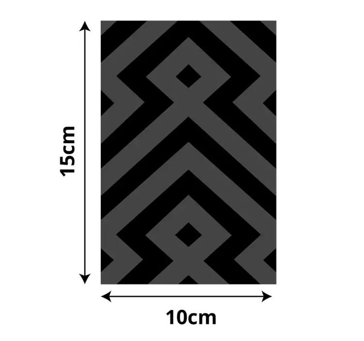 地板贴纸抽象排列概念 - TenStickers