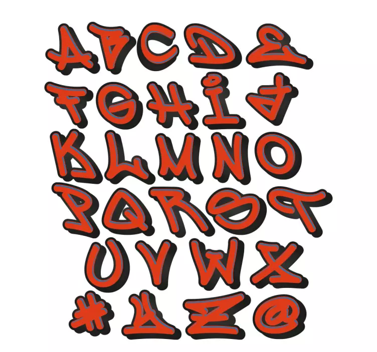 涂鸦控制台命令城市墙贴花 - TenStickers