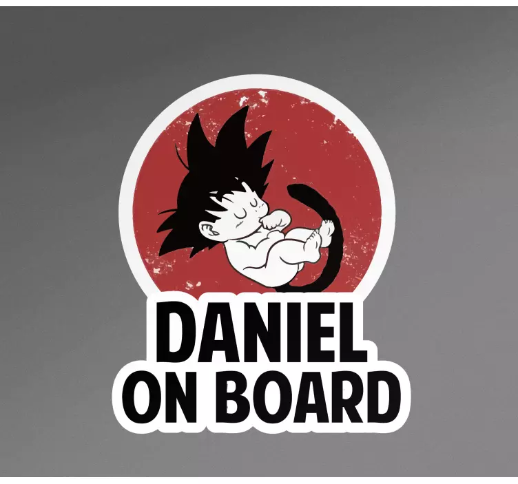 保险杠贴纸可定制婴儿角色 - TenStickers