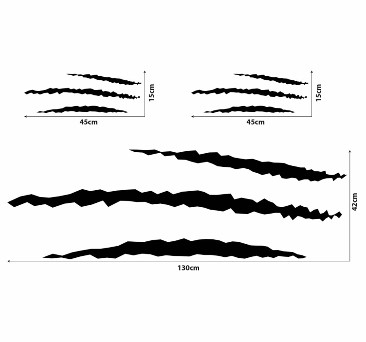保险杠贴纸划痕保护套装 - TenStickers