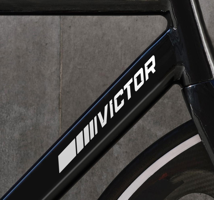 自行车贴纸展现运动风格 - TenStickers