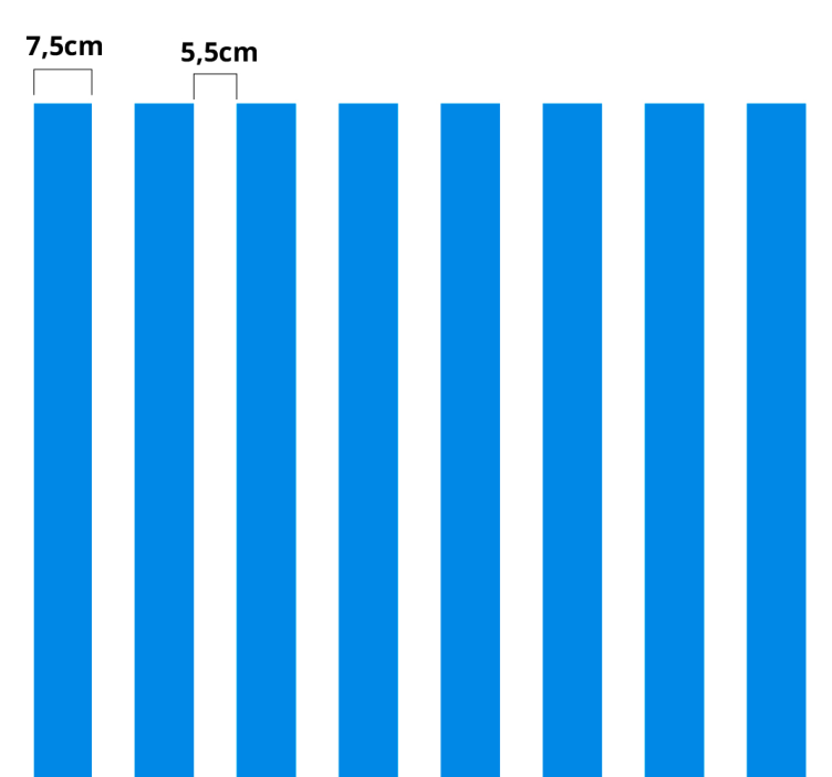 竖线家具贴纸 - TenStickers