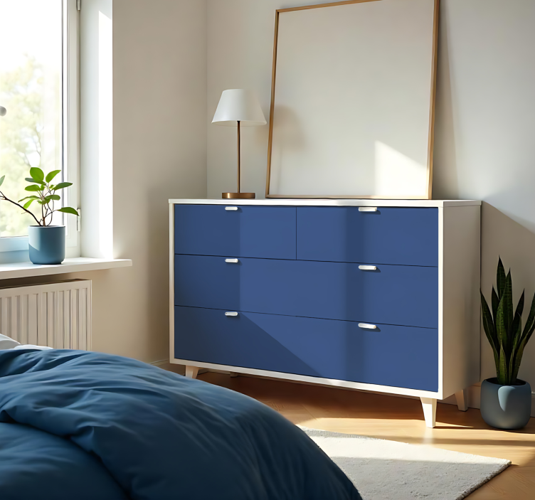 乙烯基贴纸 哑光海军蓝 - TenStickers